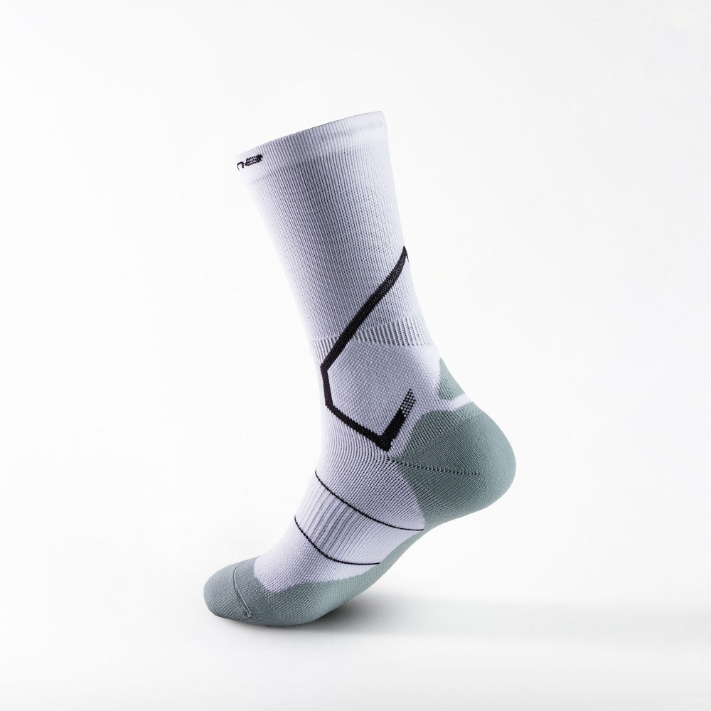 Ranna R-ONE 2.0 Performance Football Socks White - Left