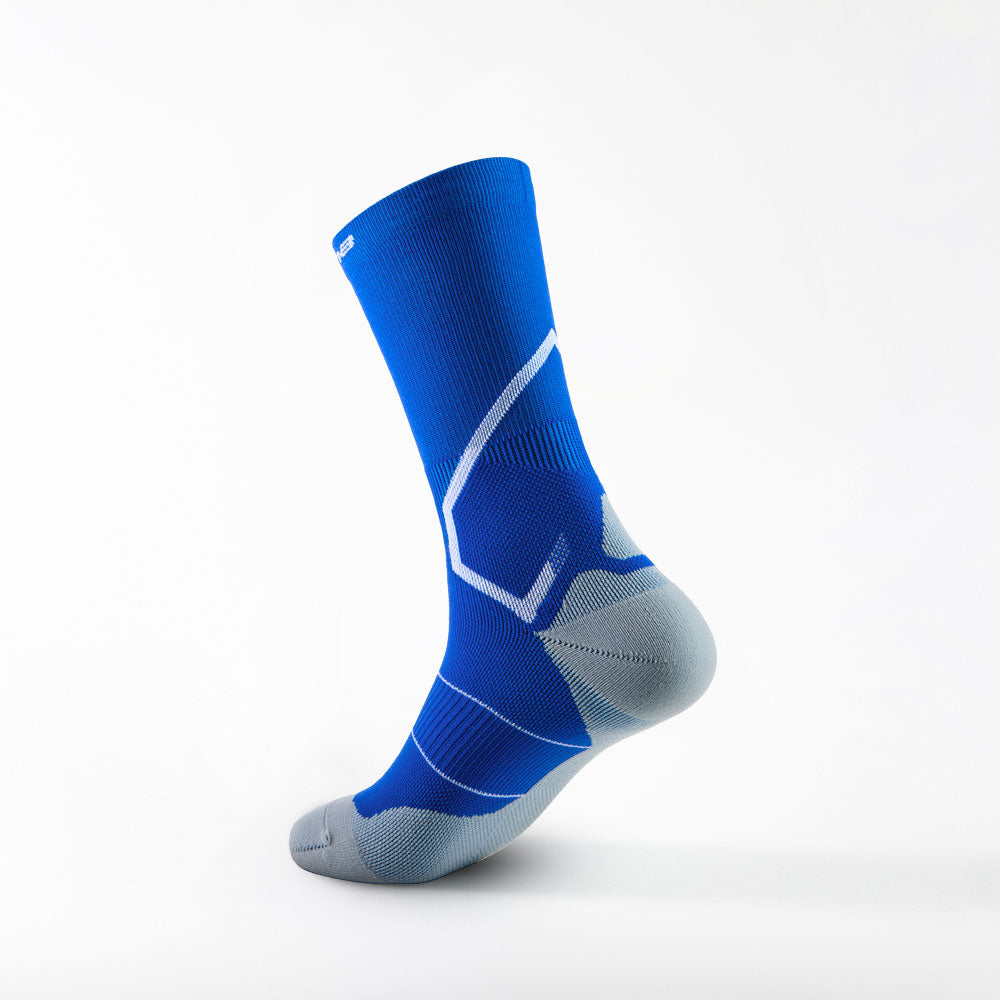 Ranna R-ONE 2.0 Performance Football Socks Blue - Left