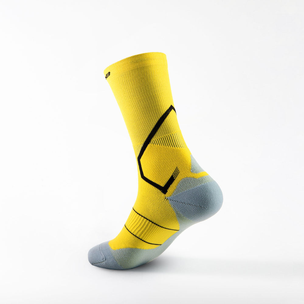 Ranna R-ONE 2.0 Performance Football Socks Yellow - Left