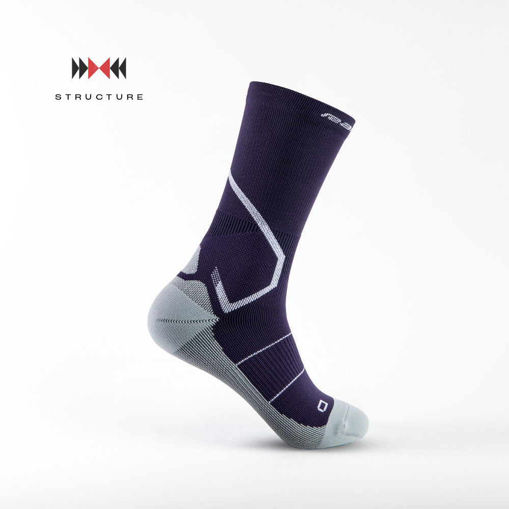 Ranna R-ONE 2.0 Violet Football Performance Socks - Right