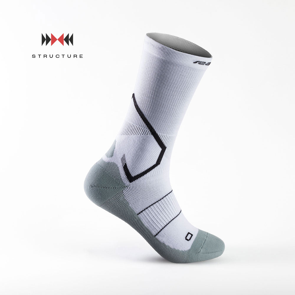 Ranna R-ONE 2.0 Performance Football Socks White - Right