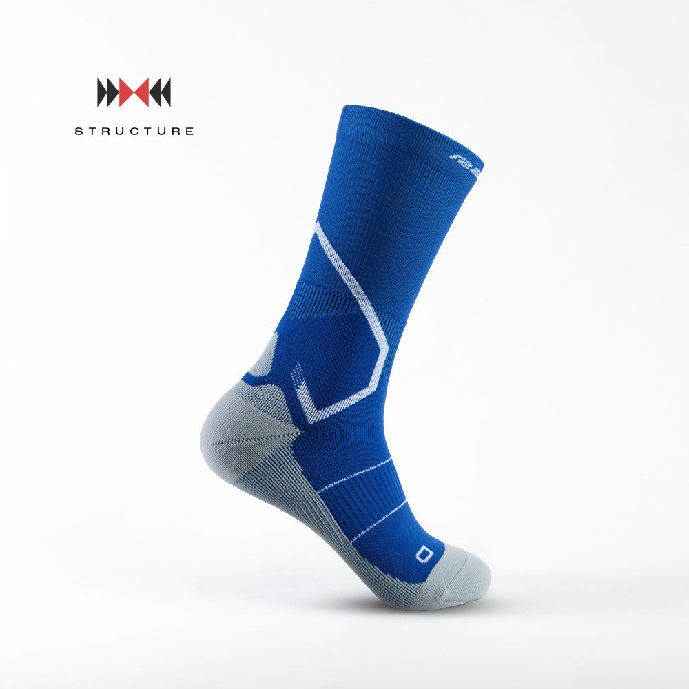 Chaussettes de performance foot Ranna R-ONE 2.0 Bleu - Droite