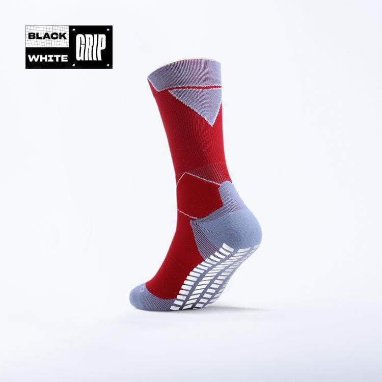 Ranna R-ONE Grip Sportsocken Rot - Hinten