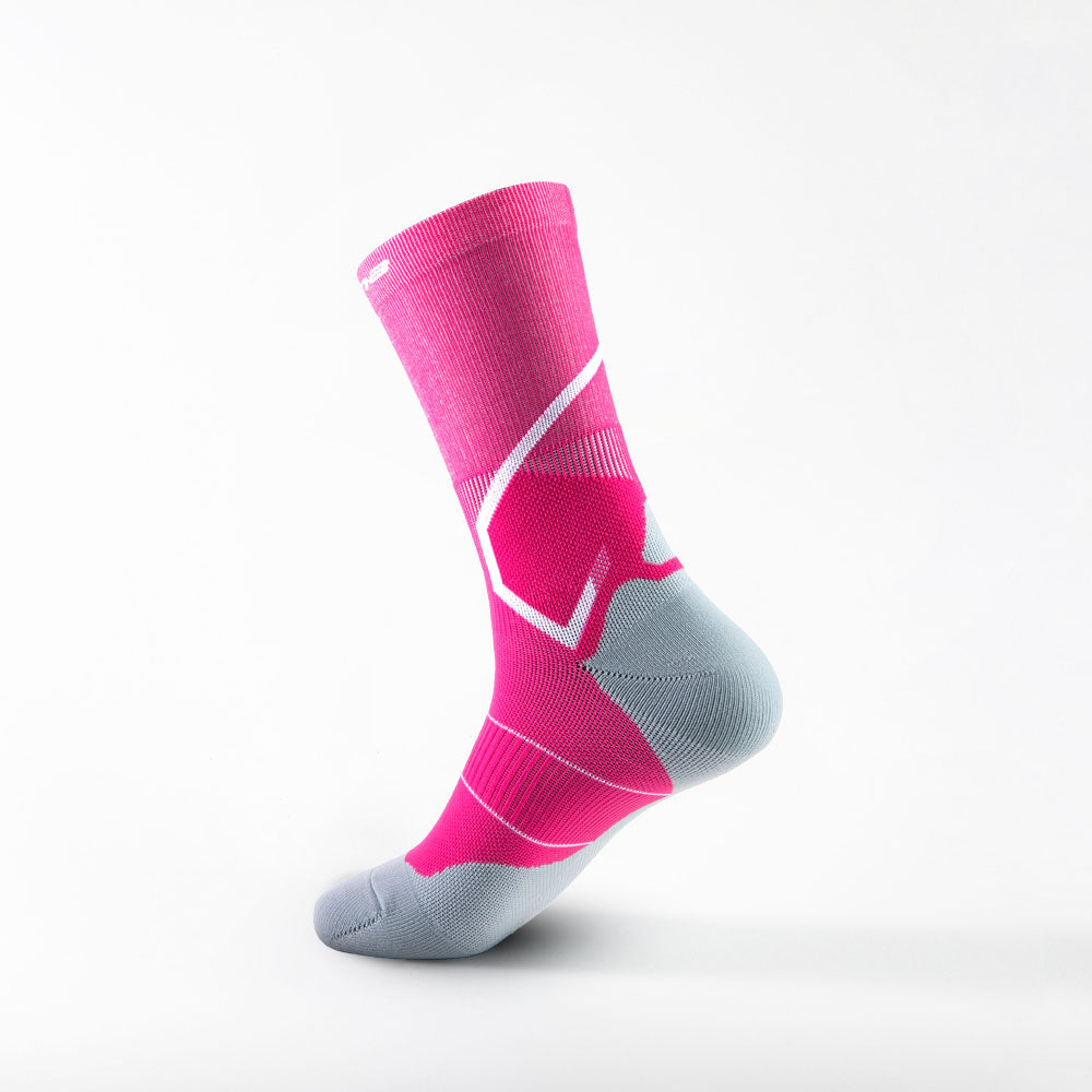 Ranna R-ONE 2.0 Pink Fußball Performance Socken - Links