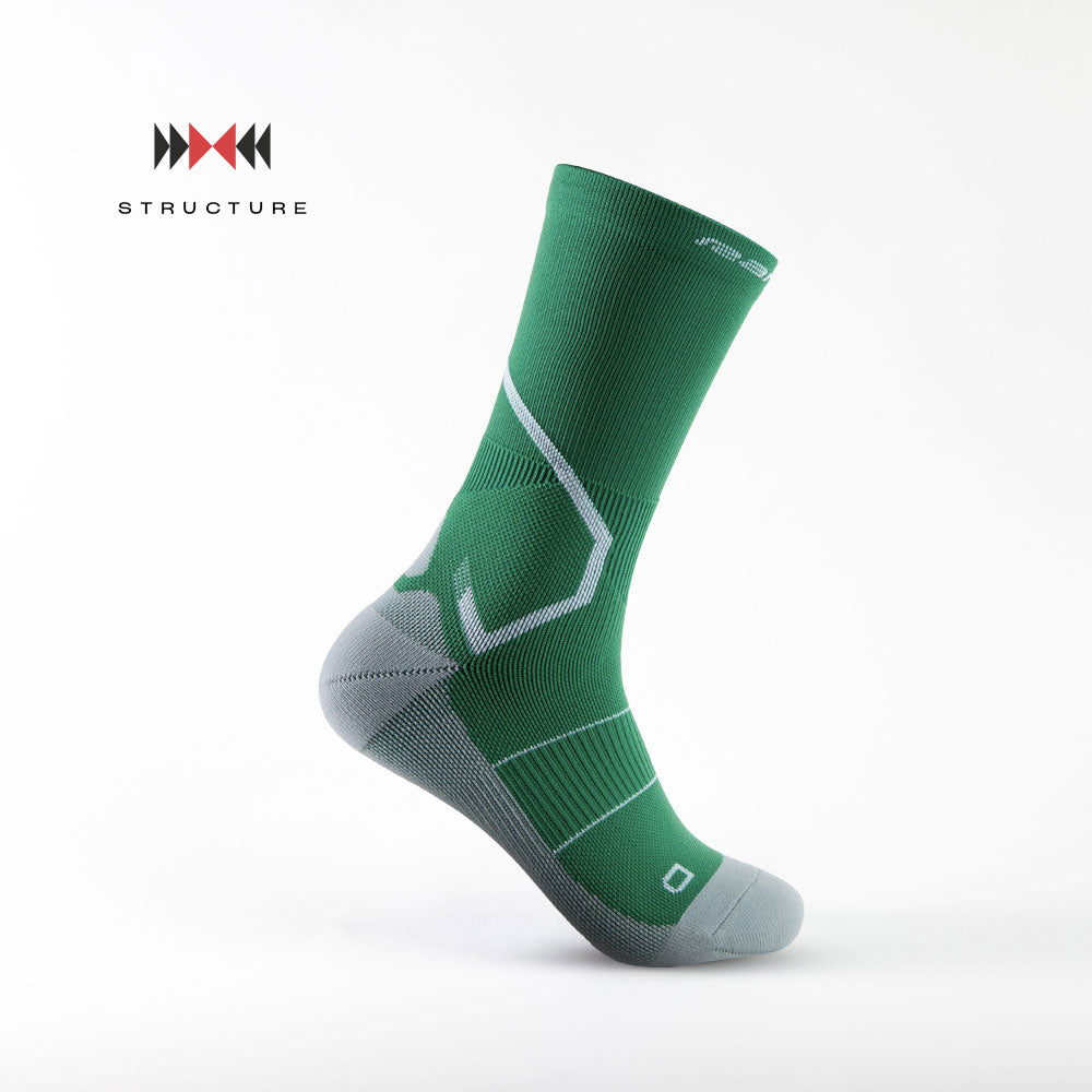 Ranna R-ONE 2.0 Fußball Performance Socken Grün - Rechts